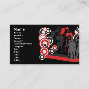 Disco Spin Business Card