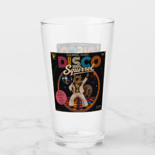 Disco Squirrel Glass