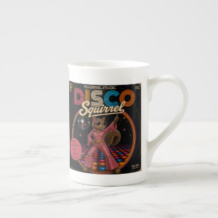 Disco Squirrel Queen Bone China Mug
