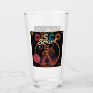 Disco Squirrel Queen Glass