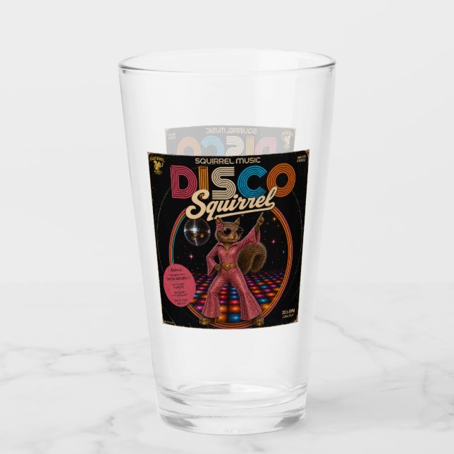 Disco Squirrel Queen Glass (Front)