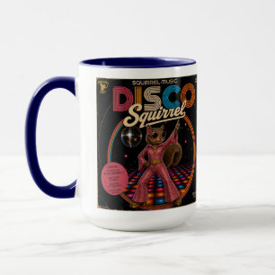 Disco Squirrel Queen Mug