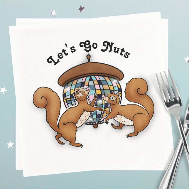 Disco Squirrels Napkin (Creator Uploaded)
