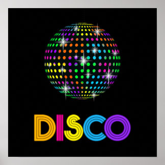 Disco Posters, Disco Prints, Art Prints, & Poster Designs | Zazzle