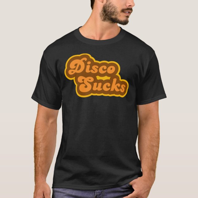Disco Sucks - Retro 70s - Logo Essential T-Shirt (Front)