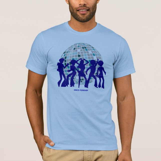 Disco Tee Collection: Disco Blue Ball (Front)