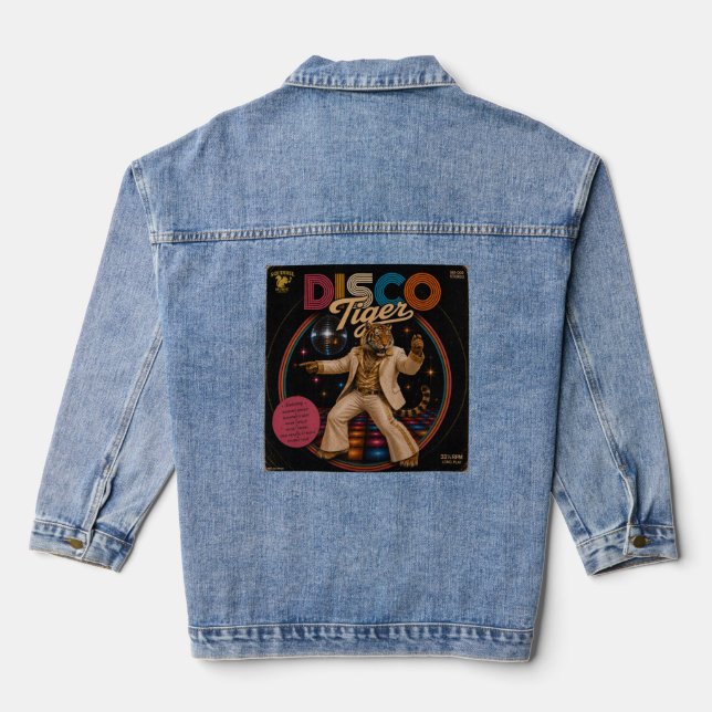 Disco Tiger Album Denim Jacket (Back)