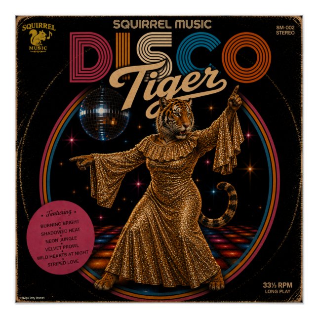 Disco Tigress Poster (Front)