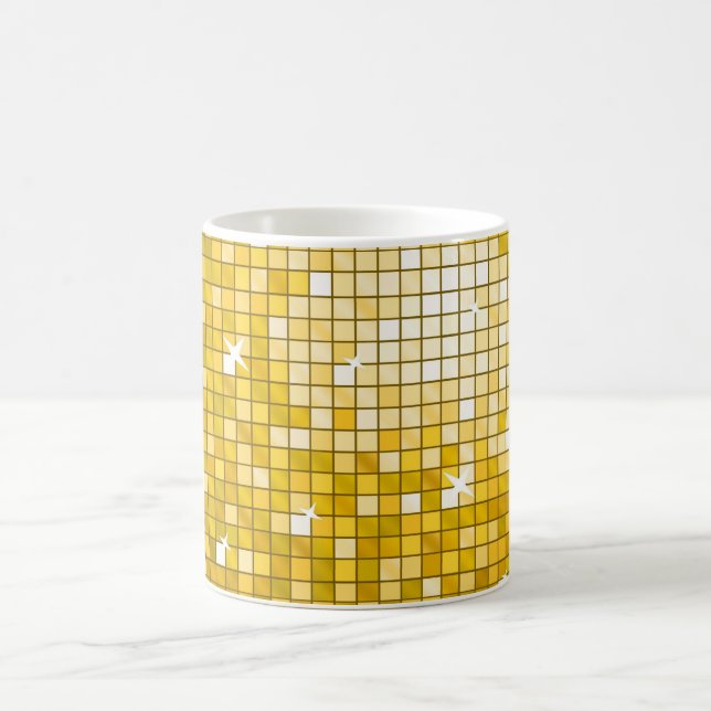 Disco Tiles "Gold" mug (Center)