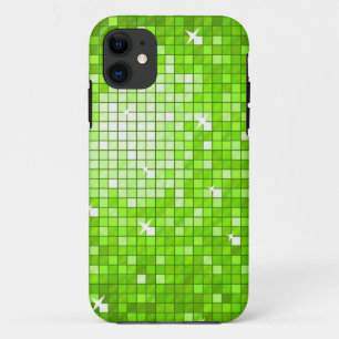 Disco Tiles Green iPhone 5 case