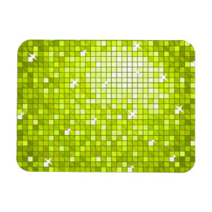 Disco Tiles Lime premium magnet
