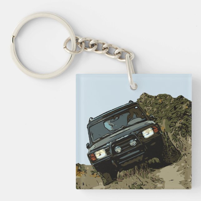 DISCO WITH NATURE KEY RING (Front)