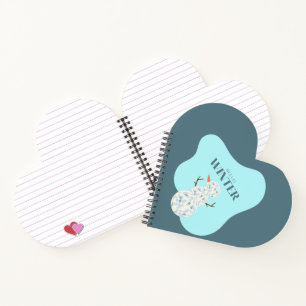  Discoball Snowman Notebook