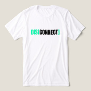 Disconnect Bold Typography Tri-Blend Shirt