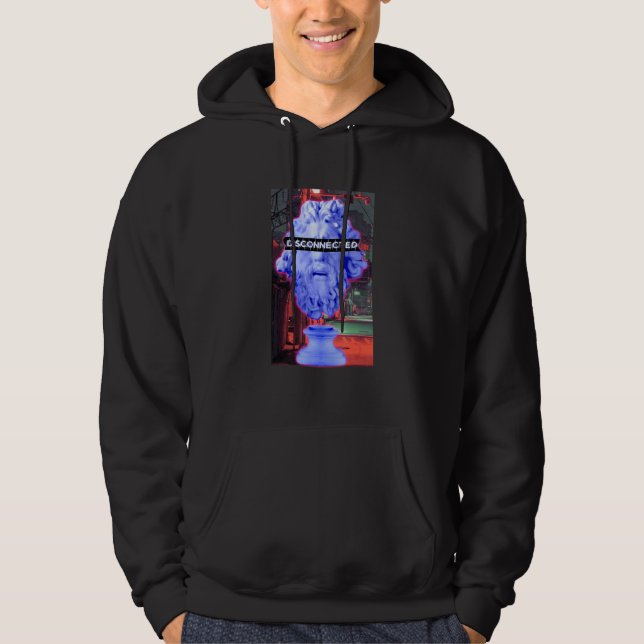 Disconnected Streetwear Grunge Clothes  Aesthetic  Hoodie (Front)