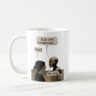 Disconnected (with phrase) coffee mug