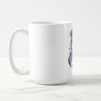 Disconnected Y2K Flip Phone Breakup Melancholy Vin Coffee Mug