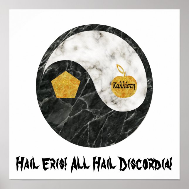 Discordia records poster (Front)