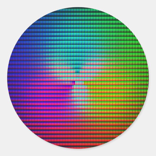 DiscoTech 5 Classic Round Sticker (Front)