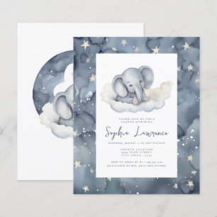 Discount Baby Elephant Baby Shower Invitation
