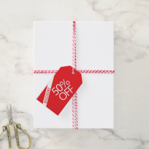 Discount Offer Product Tag Personalised Price Tag