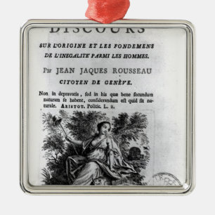 'Discours l'Origine et les Fondements Metal Tree Decoration