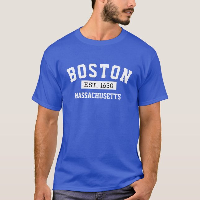 Discover Boston Magic: Massachusetts Boston City T-Shirt (Front)