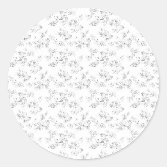 Discover Design Delight with Classic Round Sticker (Front)