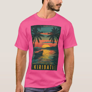 Discover Kiribati'S Island Paradise - Vintage Trav T-Shirt