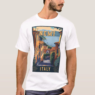 Discover Nemi'S Charm In Italy - Vintage Travel T-Shirt
