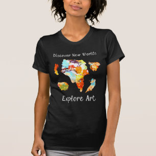 Discover New Worlds - Explore Art T-Shirt