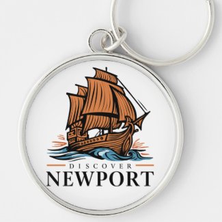 Discover Newport Medieval Ship Keyring