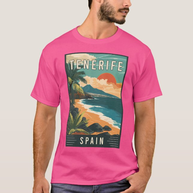 Discover Stunning Canary Islands And Tenerife In S T-Shirt (Front)