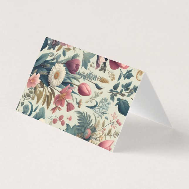 Discover Stunning Spring Floral Botanical Pattern (Front)