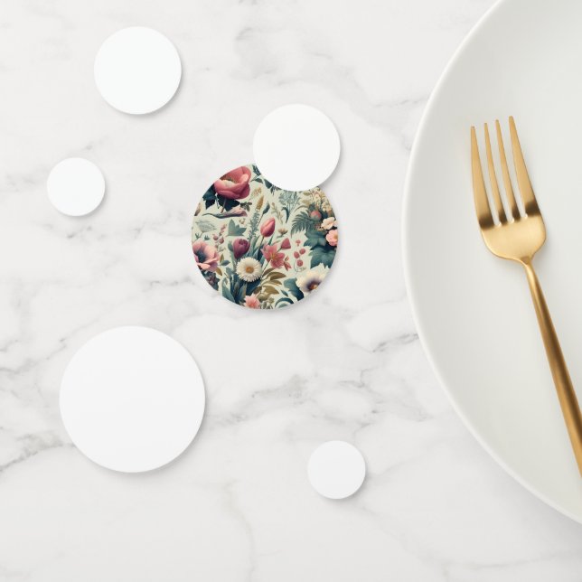 Discover Stunning Spring Floral Botanical Pattern Confetti (Group)