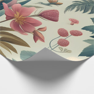 Discover Stunning Spring Floral Botanical Pattern Wrapping Paper