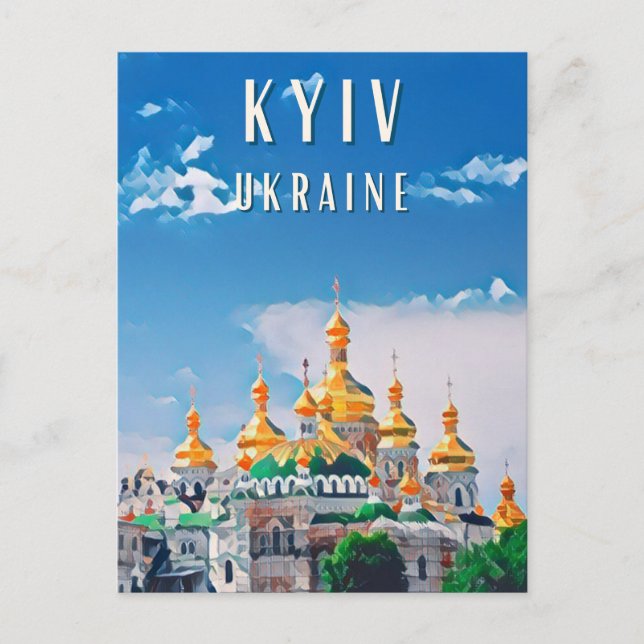Discover the beauty of Kiev Postcard (Front)