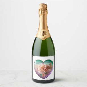 Discover the Beauty of Tribal Pattern Designs  Sparkling Wine Label