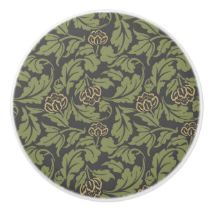 Discover the Beauty of Vintage Floral Motifs Ceramic Knob