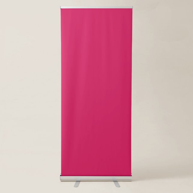 Discover the Elegance of Pink Background  Retractable Banner (Front)