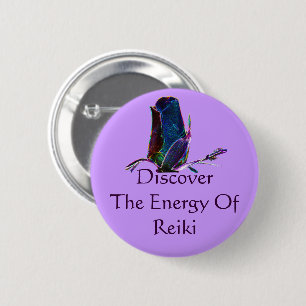 Discover The Energy Of Reiki 6 Cm Round Badge