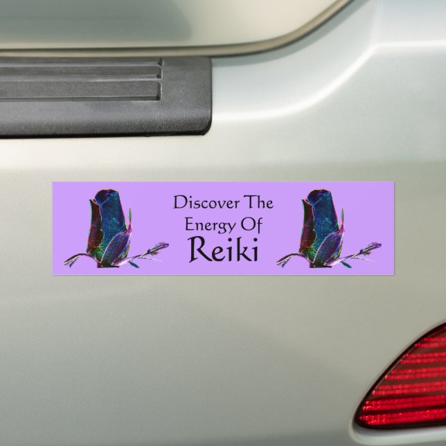 Discover The Energy Of Reiki  Bumper Sticker (On Car)