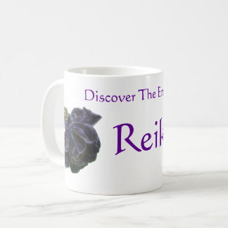 Discover The Energy Of Reiki Purple Rose Coffee Mug