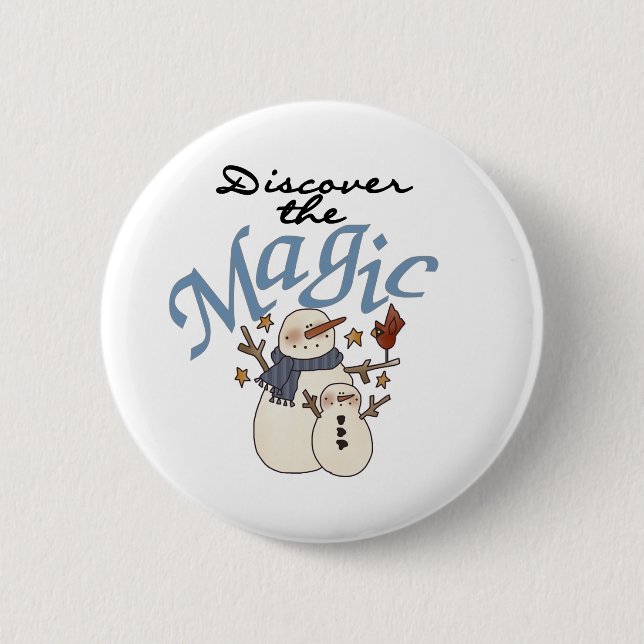 Discover the Magic 6 Cm Round Badge (Front)