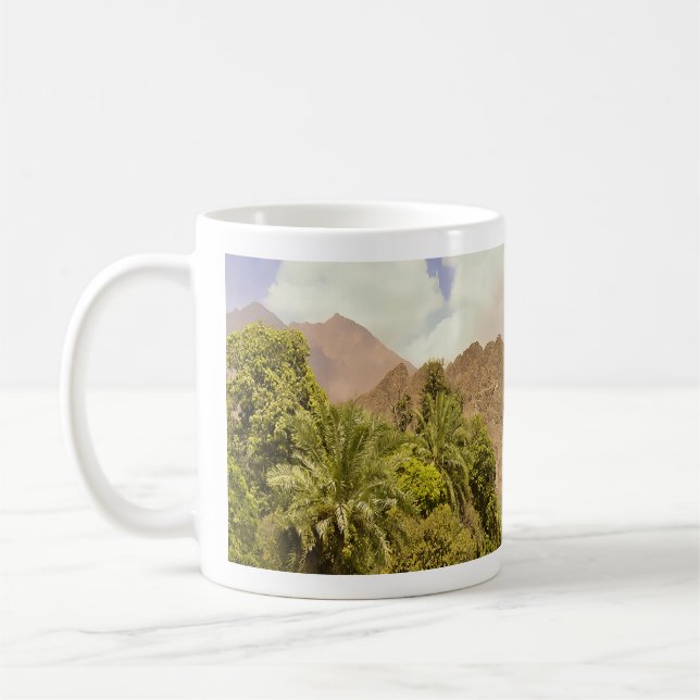 Discover the Oasis Coffee Mug (Left)