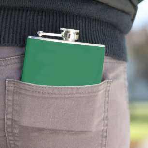 Discover the Perfect Blend of Green, Azure, Aqua, Hip Flask
