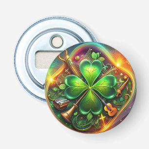 Discover the Perfect Harmony of Shamrock, Musical Bottle Opener