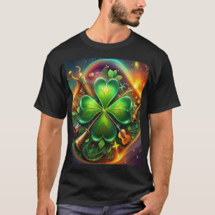 Discover the Perfect Harmony of Shamrock, Musical T-Shirt