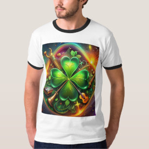 Discover the Perfect Harmony of Shamrock, Musical T-Shirt
