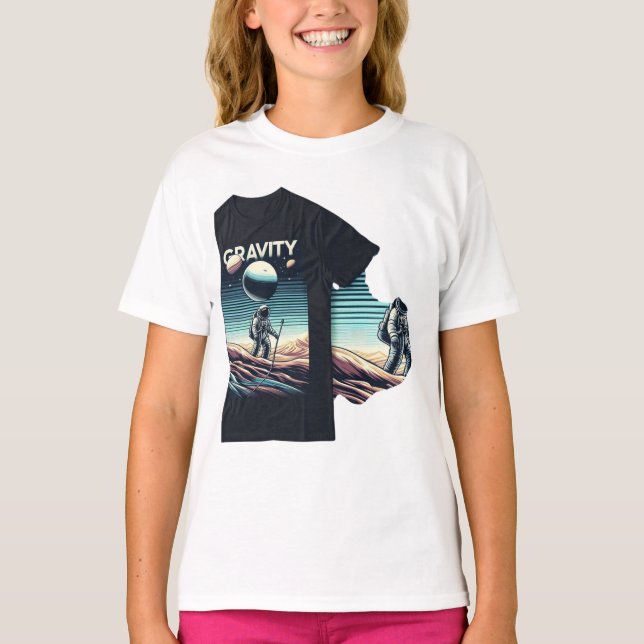 Discover the Power of Gravity: Explore Our Gravity T-Shirt (Front)
